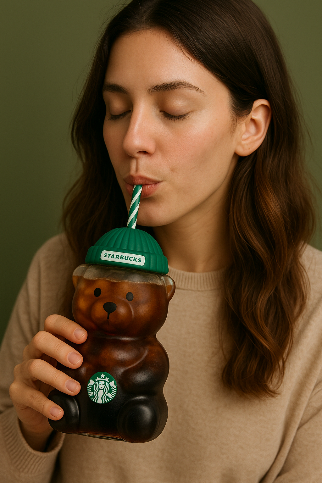 Glass Bearista Cold Cup