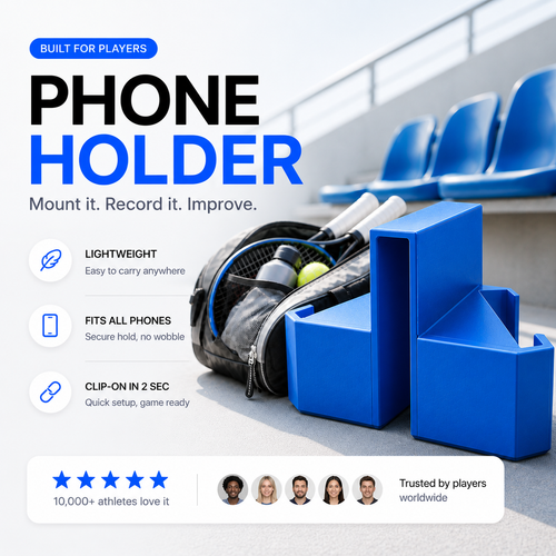 PadelHub™   Phone   Holder