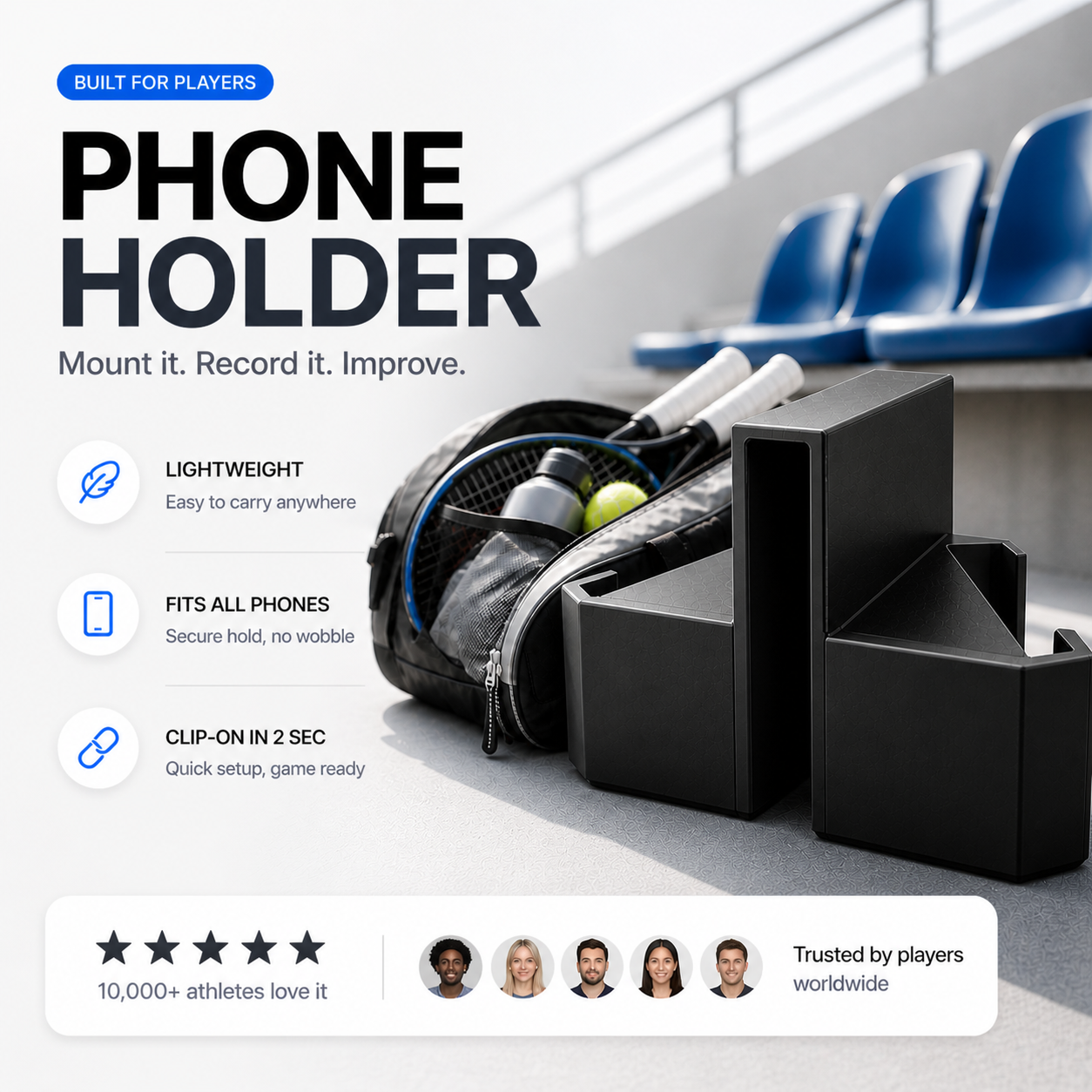 PadelHub™   Phone   Holder