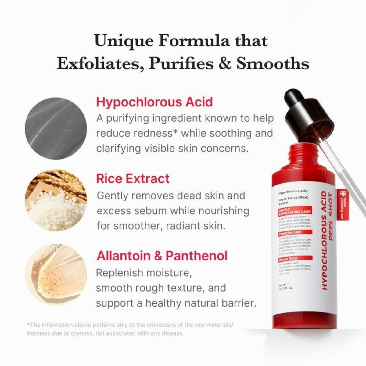 Hypochlorous Acid Rice Peel Shot Duo