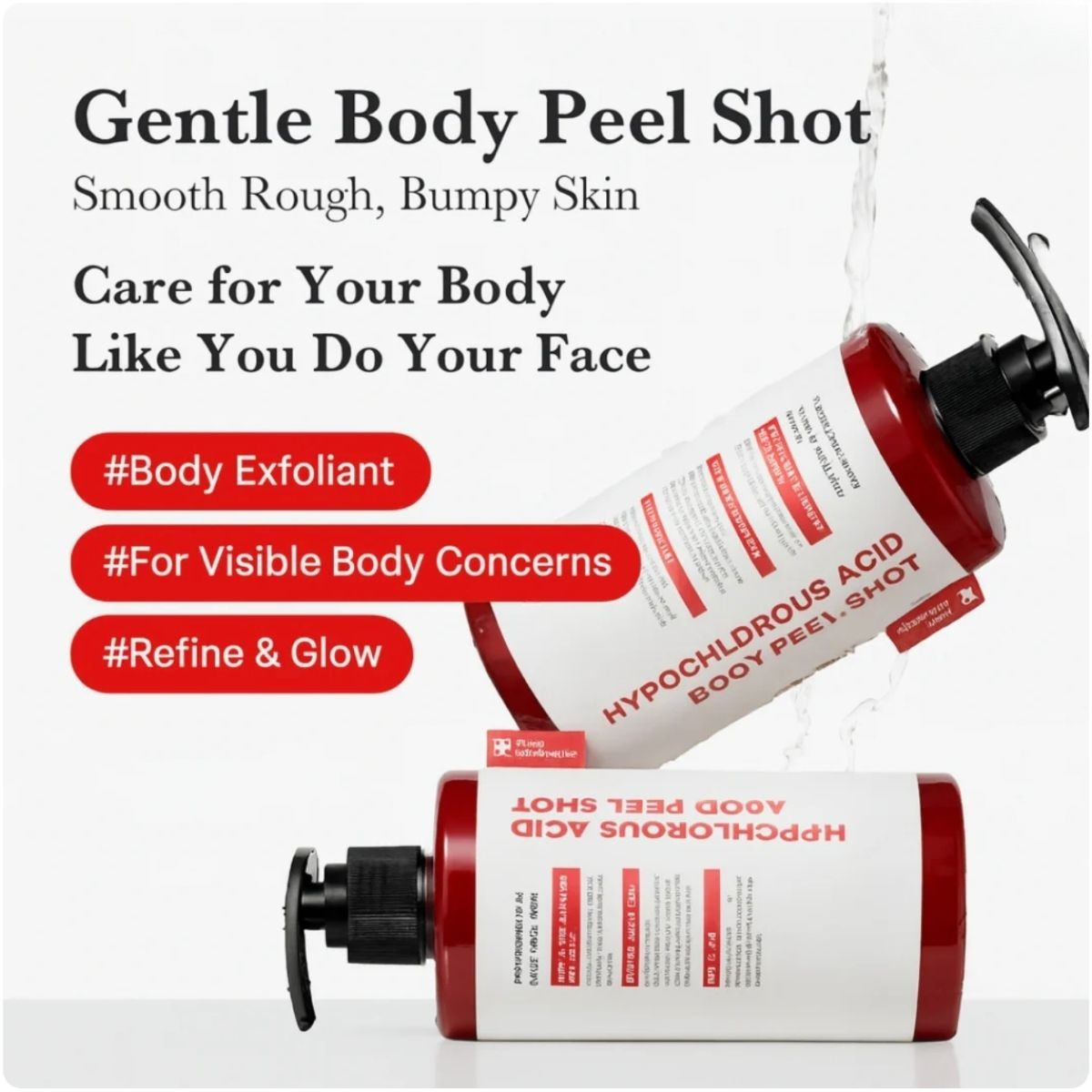 Hypochlorous Acid Rice Peel Shot Duo