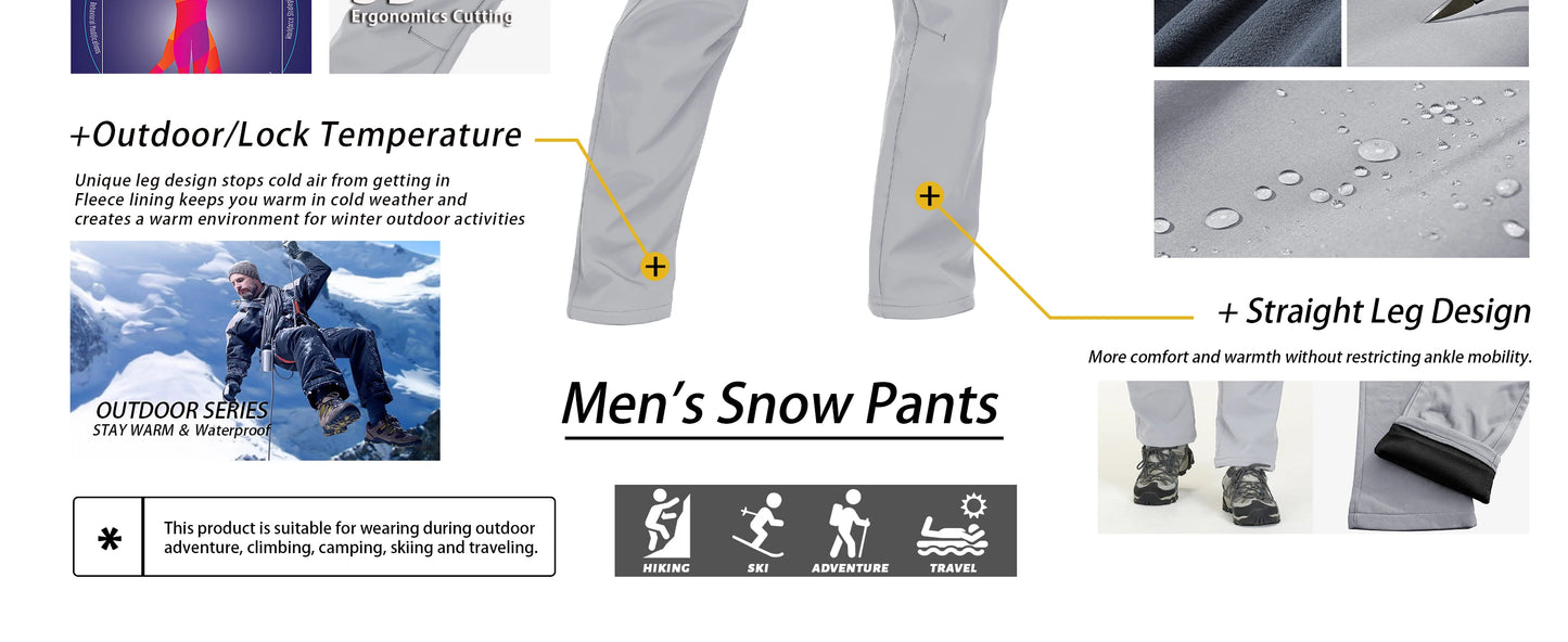 WINTER FLEEECE LINED PANTS